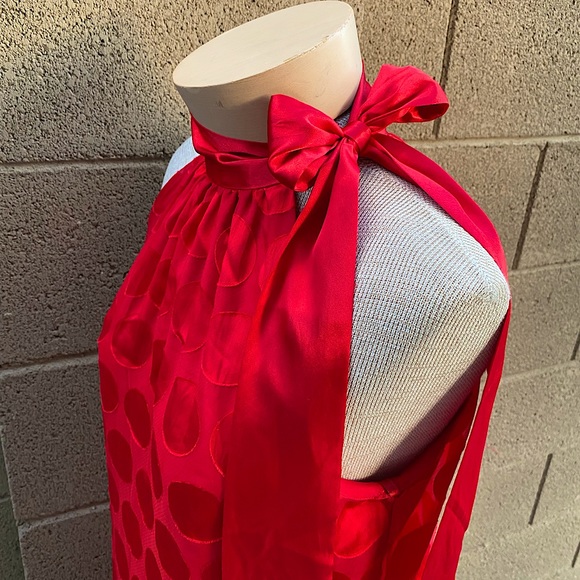 Woman’s Red Polka Dot Dress - Picture 4 of 13